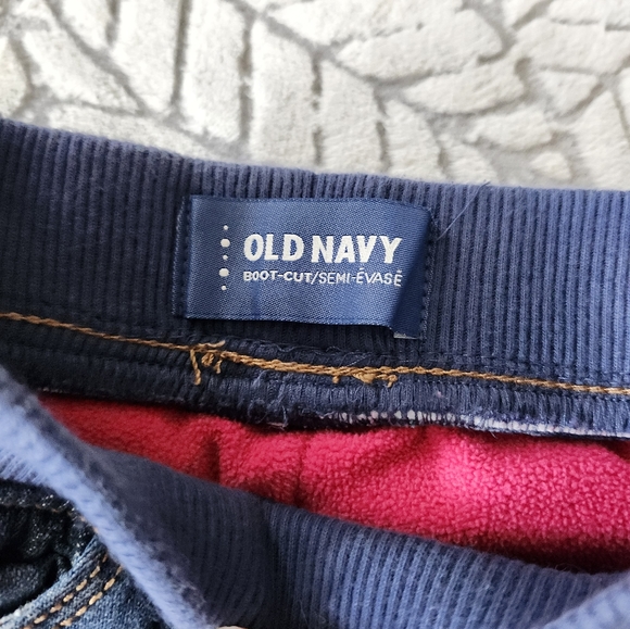 Old Navy Fleece lined Jeans Baby Girl's 18-24 M - Picture 3 of 3